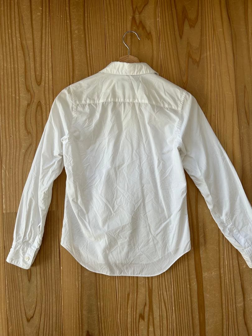 COMME des GARCONS コットン ラウンドカラーシャツ 丸襟長袖