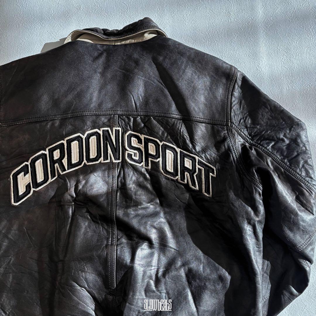 90s ヴィンテージ レザージャケット スタジャン BLACK L ストリート