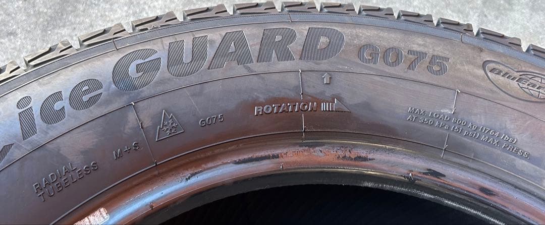 2019年製　ヨコハマ アイスガードG075 215/70R16 2本セット②