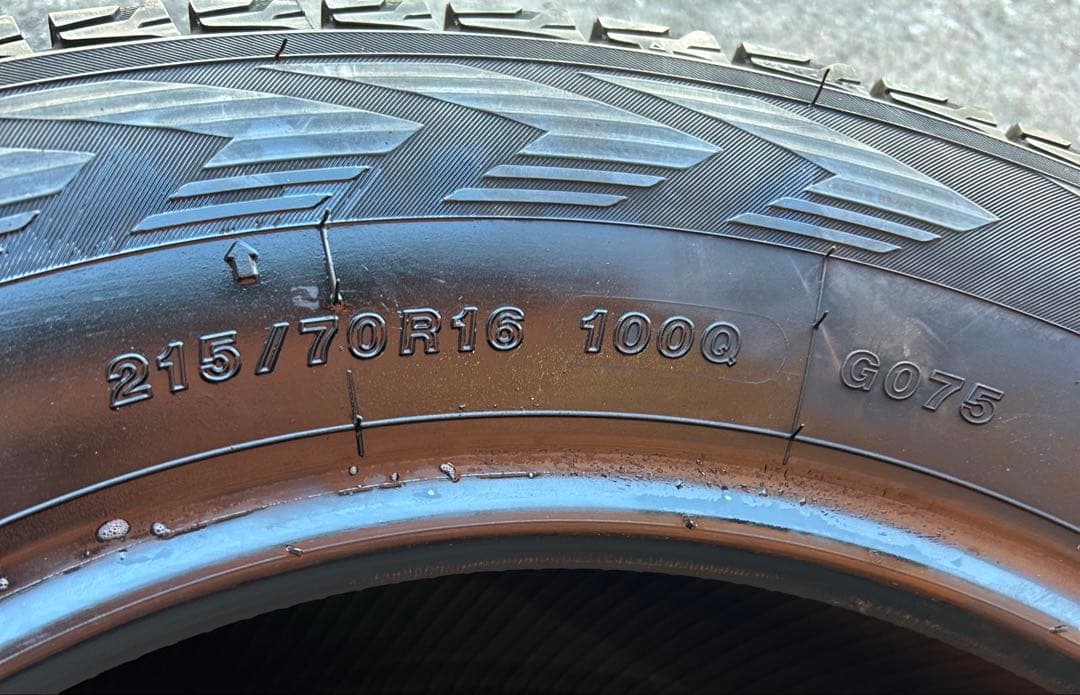 2019年製　ヨコハマ アイスガードG075 215/70R16 2本セット②