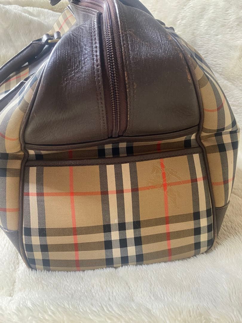 Burberry チェック柄 ボストンバッグ バーバリーズ　旅行カバン
