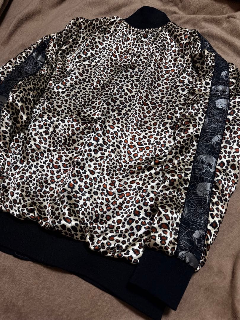 美品 ２面用 JUNKY 日本スカジャン unisex レーヨン マリア バラ