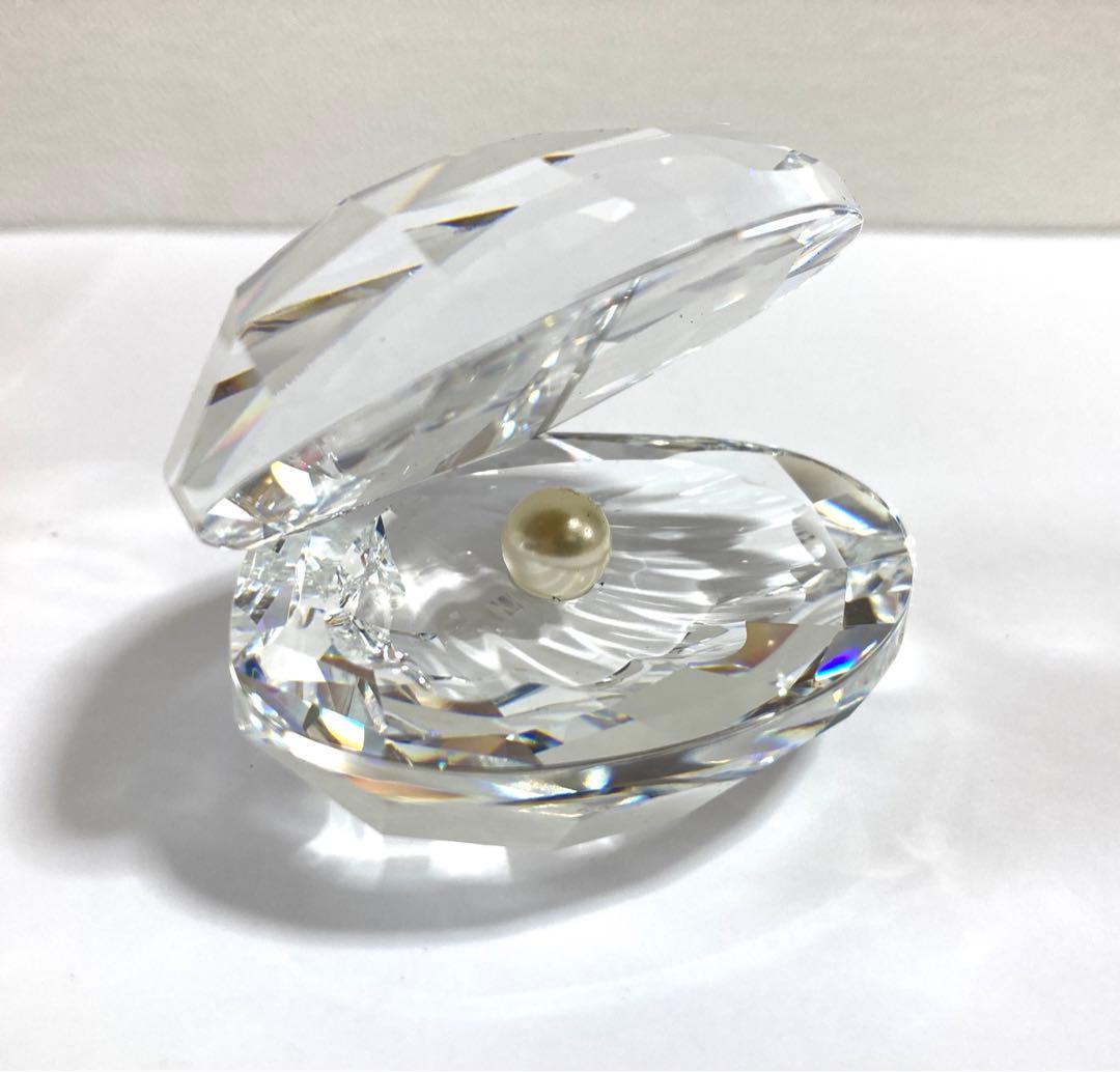 Swarovski Shell with Pearl ラージ　014389