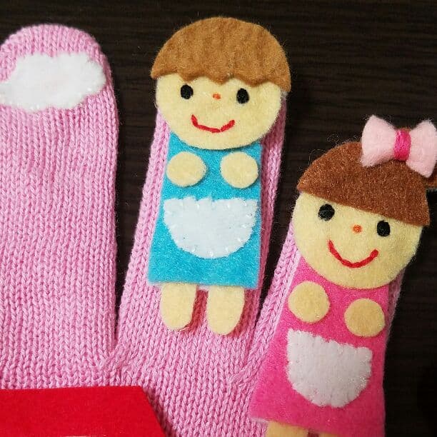 パン屋に5つのメロンパン♡手袋シアター