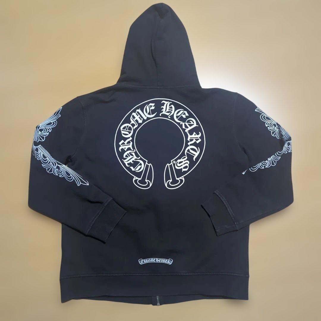 CHROME HEARTS パーカー ホースシュー　ジップアップ