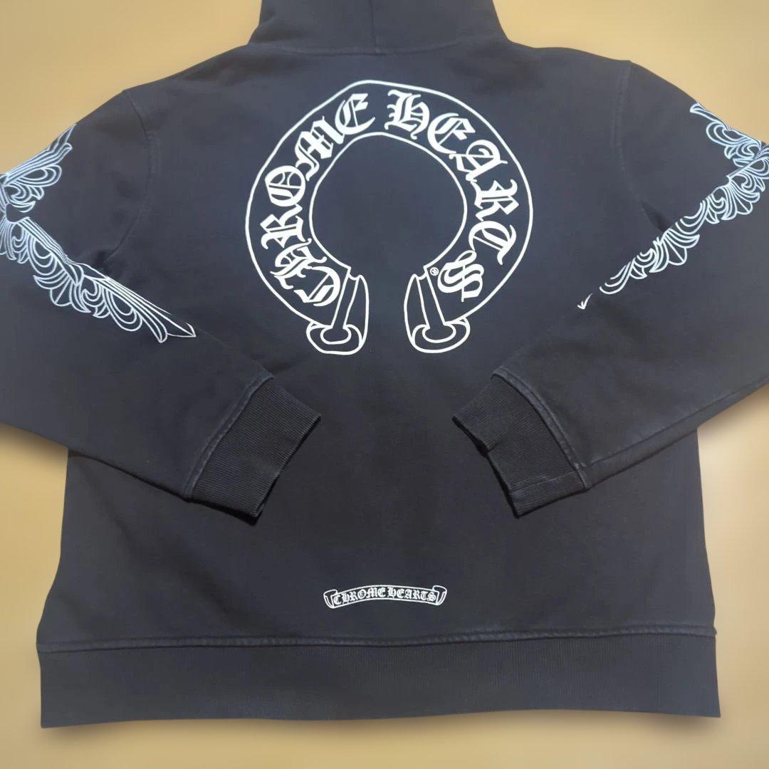 CHROME HEARTS パーカー ホースシュー　ジップアップ