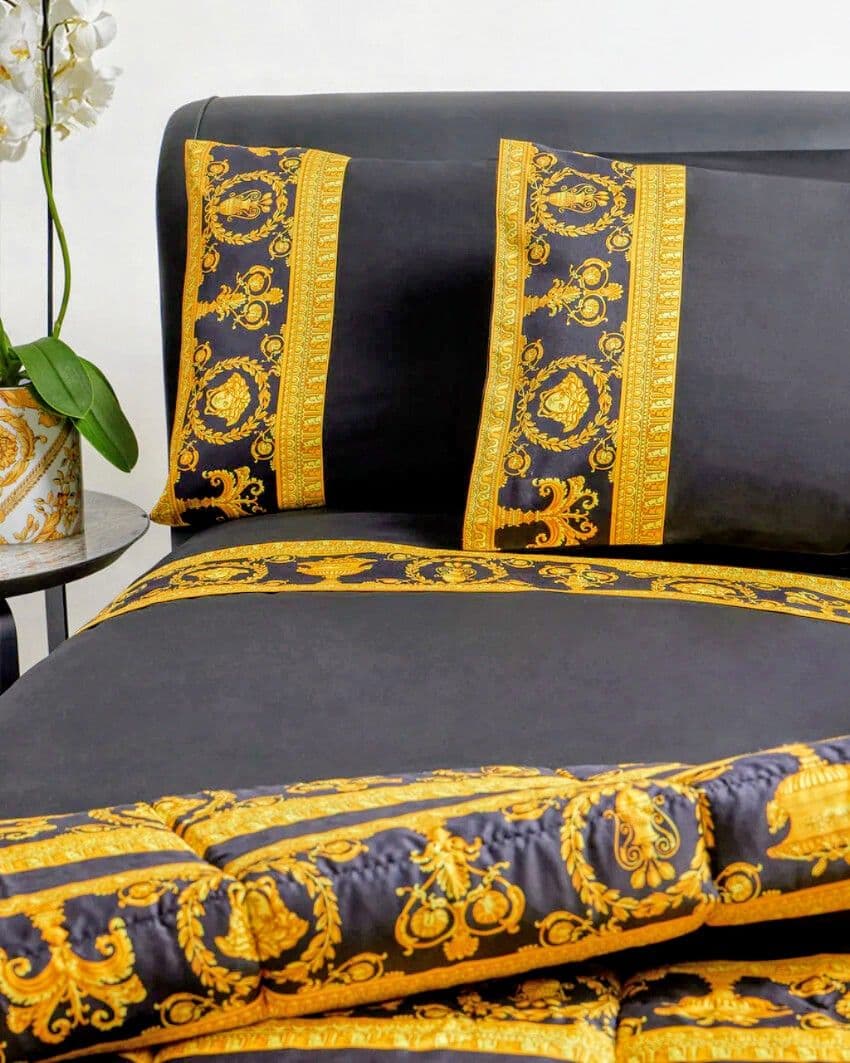 ヴェルサーチェ　アイ♡バロック　フル　クイーン　ピローケース　1枚