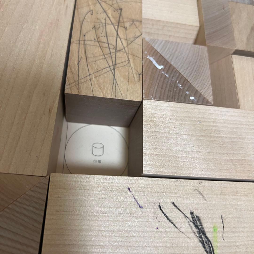 童具館 積み木のいろは45 WAKU-BLOCK45 4箱セット&カーペット