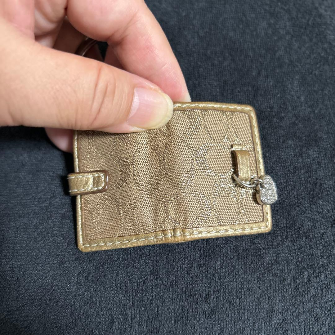 COACH コーチ キーホルダー フォトフレーム ハート型チャーム付き　写真入れ