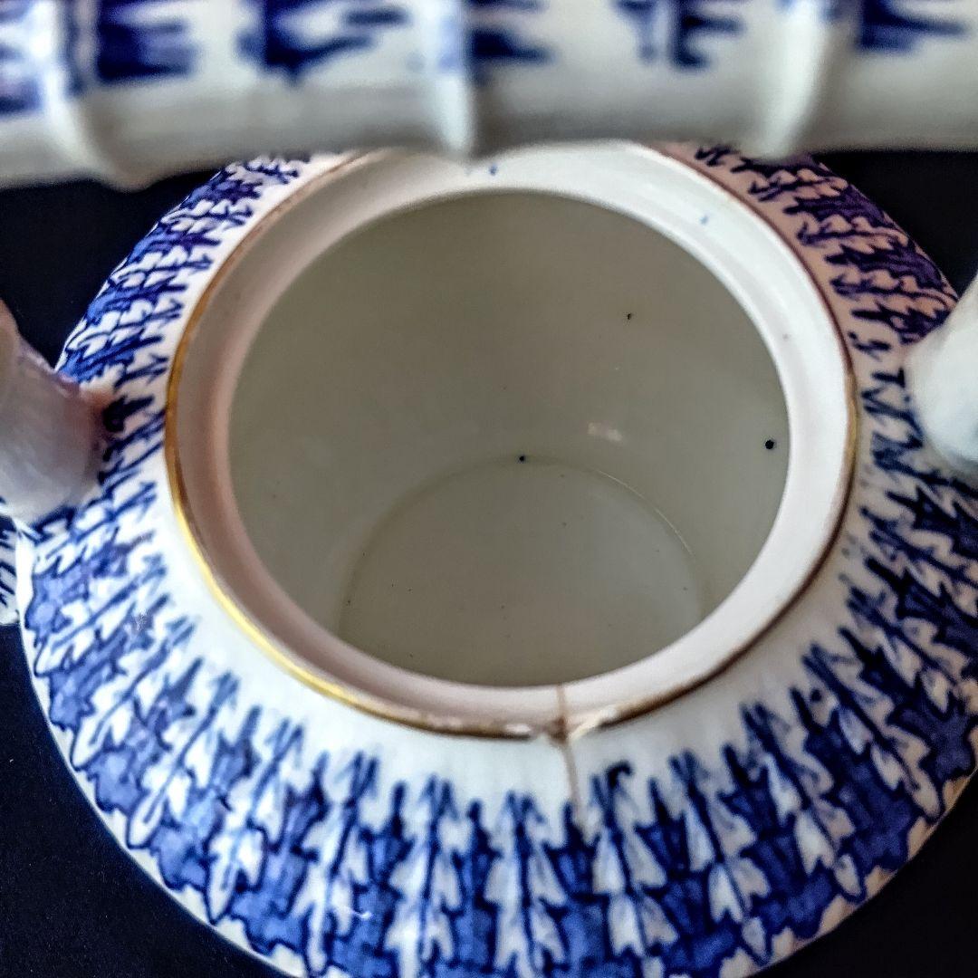 英国アンティーク◆ヴィクトリア朝◆『バンブー』ティーポット◆レジストリマークあり