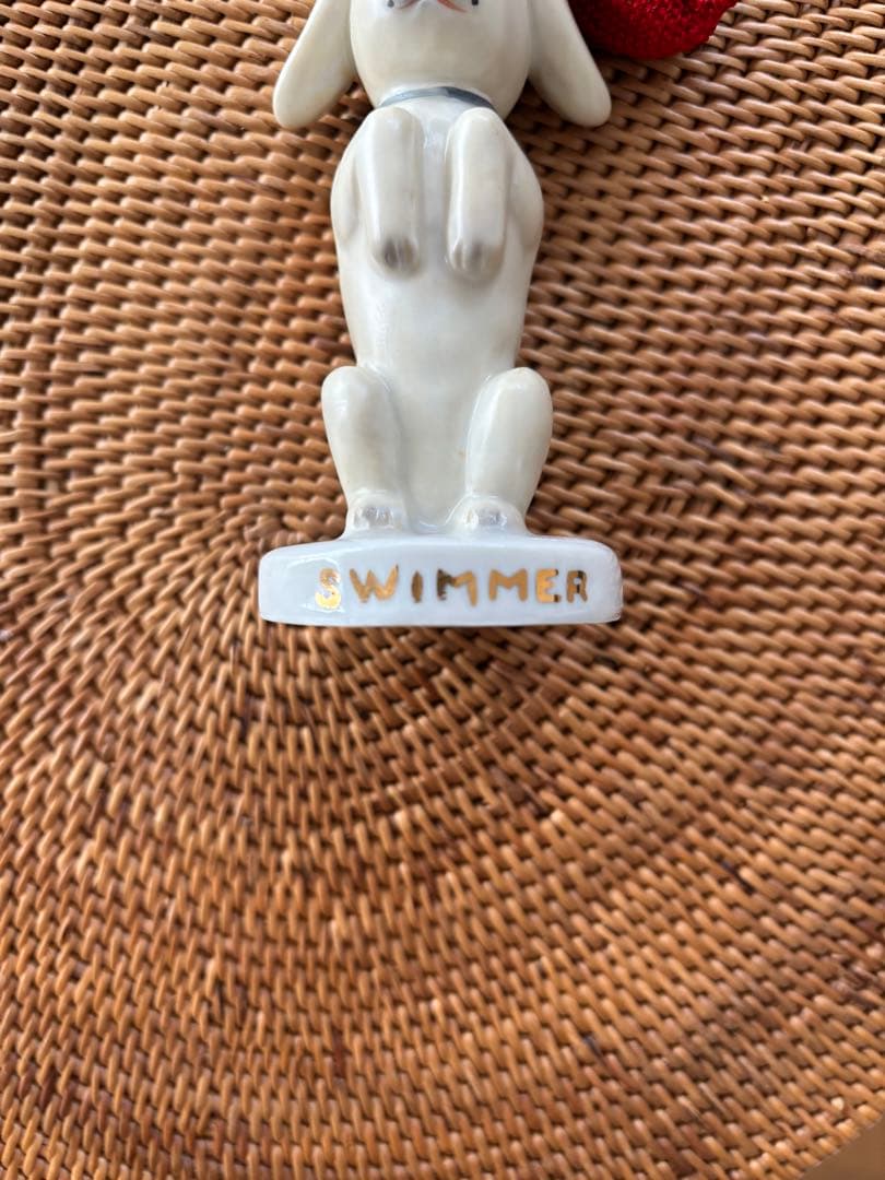 希少　スイマー　swimmer 犬　置物　昭和レトロ　ビンテージ