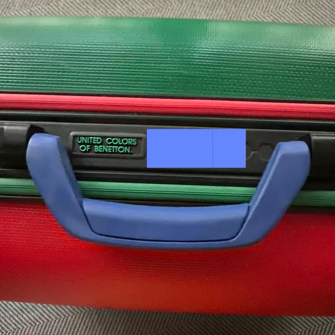 BENETTON キャリケース 美品 レトロ カラフル