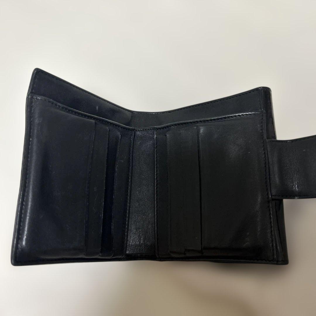 CHANEL ブラック 二つ折り財布