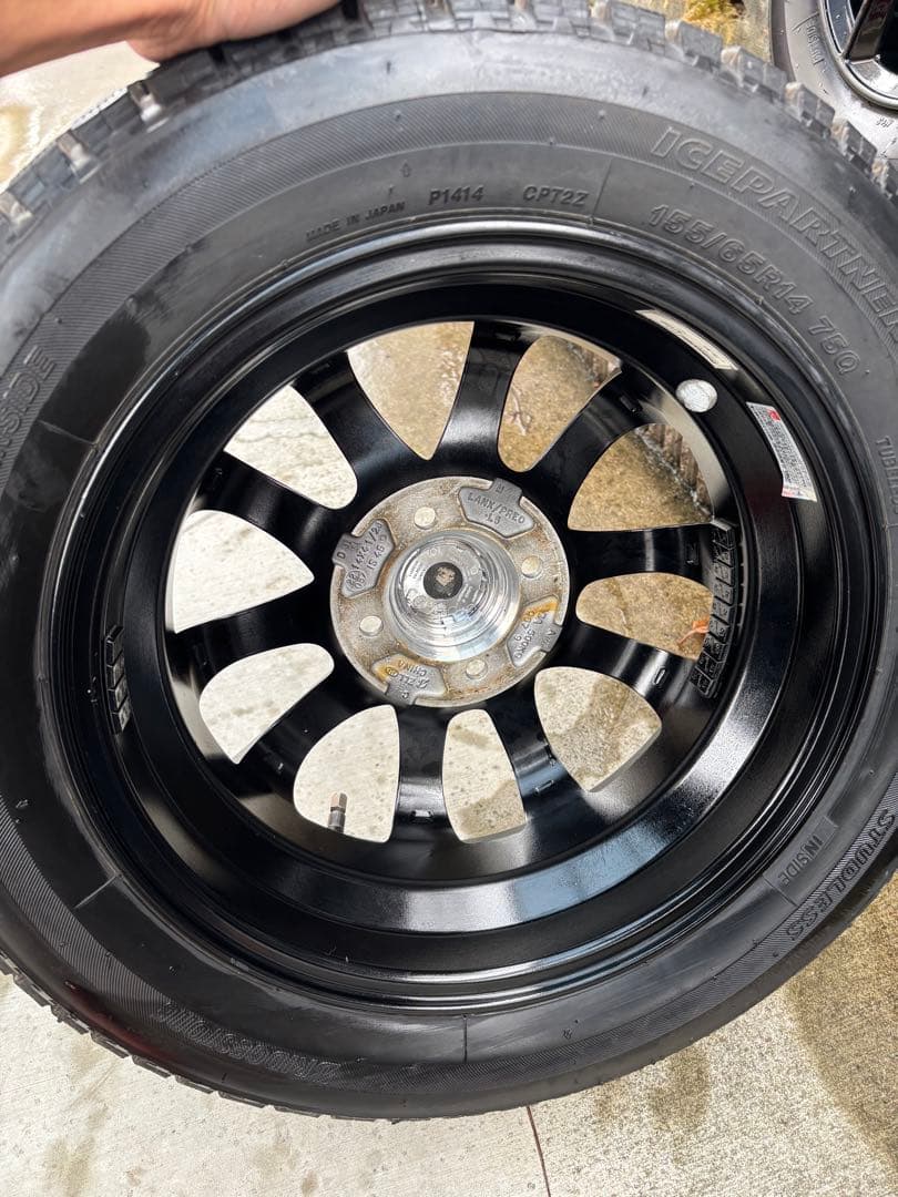 155/65R14 スタッドレスタイヤ 4本セット