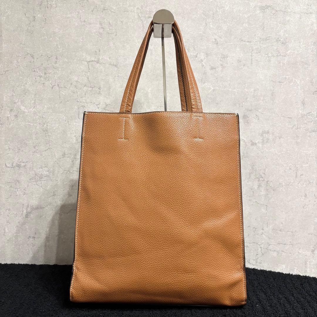 バーニーズニューヨーク トートバッグ レザー ブラウン