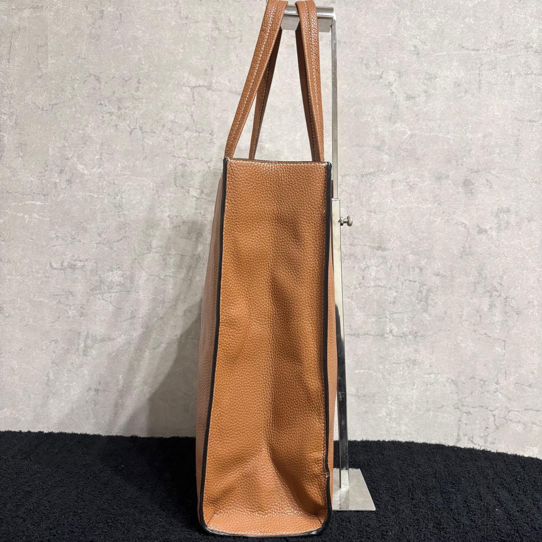 バーニーズニューヨーク トートバッグ レザー ブラウン