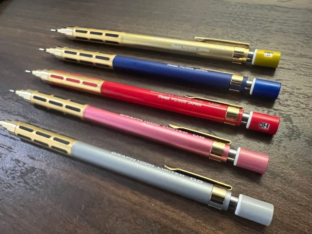 ぺんてる　グラフ1000　シャープペンシル　0.5ｍｍ　5本セット【ロフト限定】