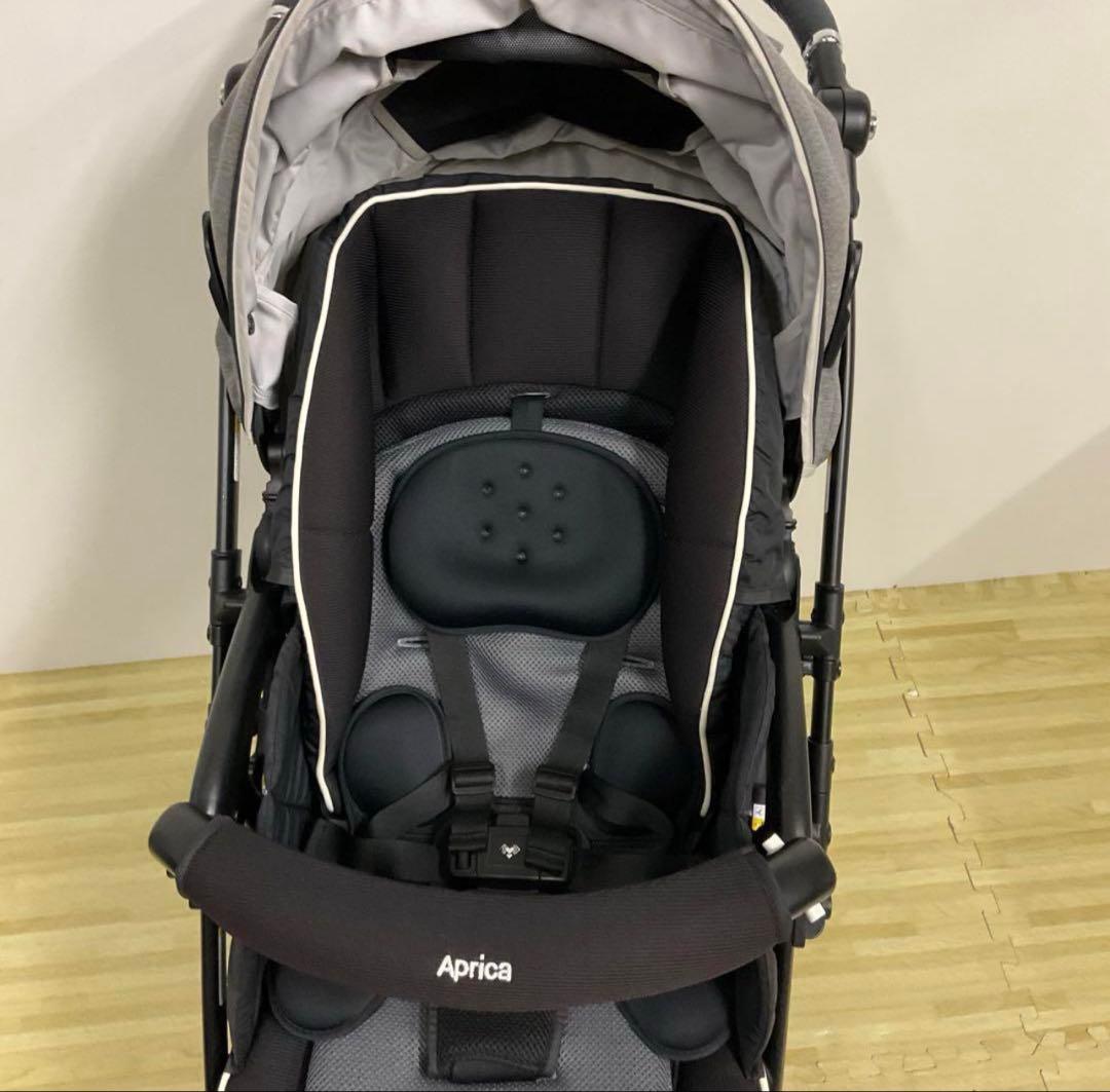 美品 Aprica アップリカ ベビーカー ラクーナビッテクッション 両対面A型