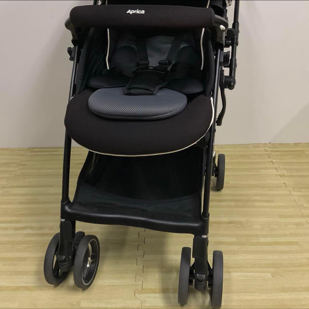美品 Aprica アップリカ ベビーカー ラクーナビッテクッション 両対面A型