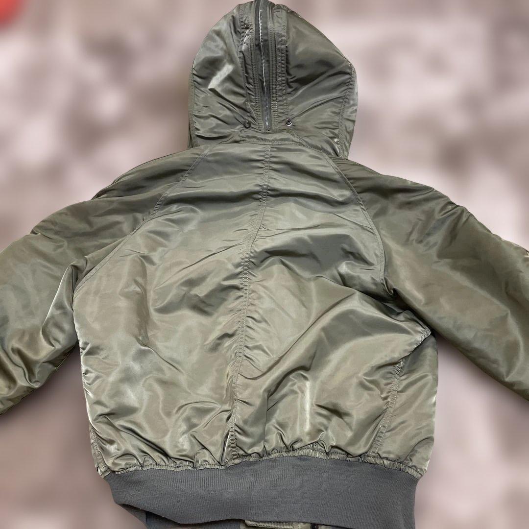 90s USA製 ALPHA N2B フライトジャケット N-2B オリーブ