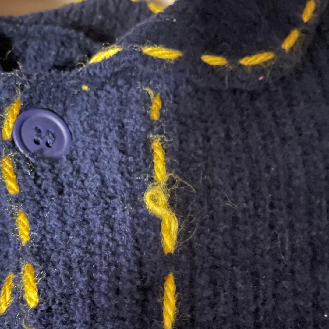 Phingerin PG1 Knit NAVY×YELLOW Mサイズ