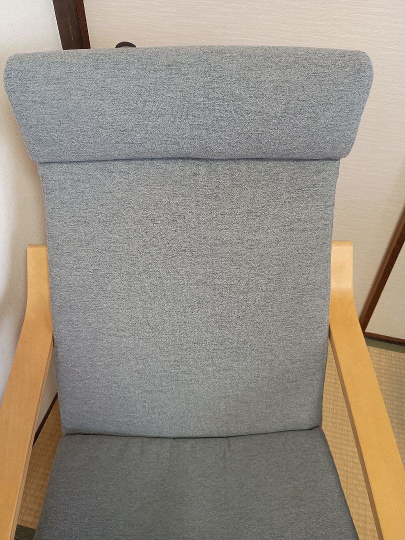 IKEA　ポエング　グレー　送料込み