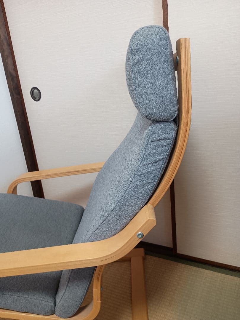 IKEA　ポエング　グレー　送料込み