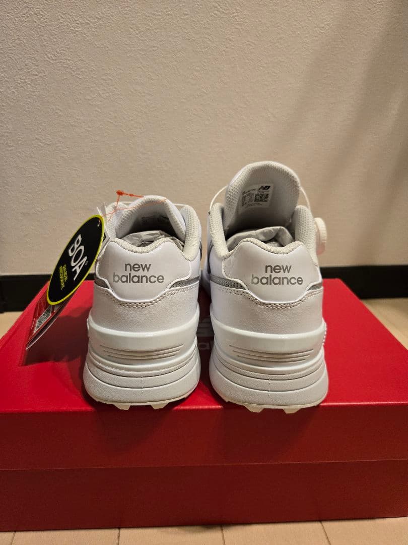 New Balance ホワイト ゴルフシューズ