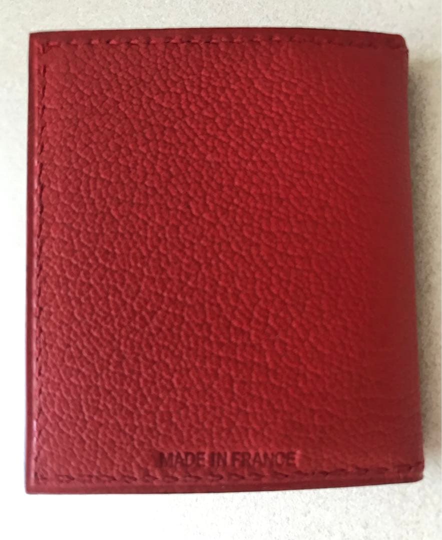 HERMES 赤 レザー ミニフォトフレーム