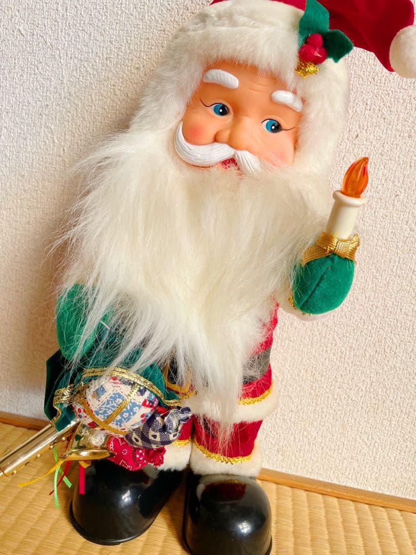 貴重✨歌うサンタクロースの置物・人形 1