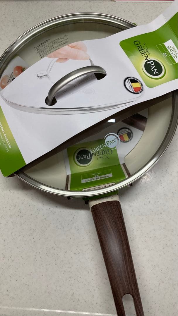GREENPAN INFINITY フライパン 26cm ガラス蓋付き