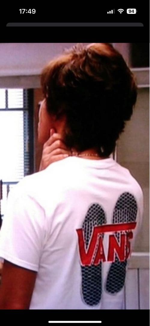 VANS Factory Team Tシャツ L ホワイト HERO キムタク着