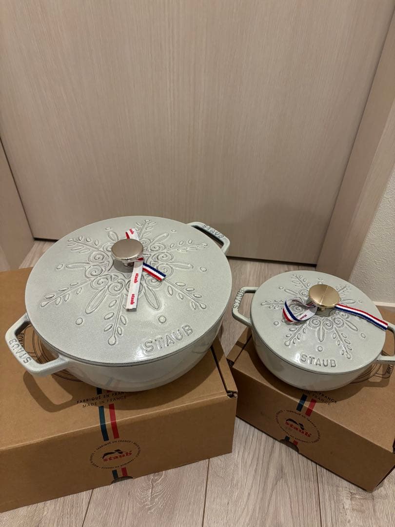 STAUB スノーフレーク XL ＆ S セット