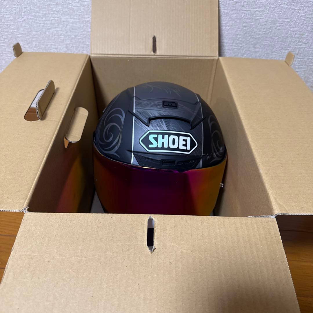 SHOEI X-14 KUJAKU ブラック/シルバー 廃盤