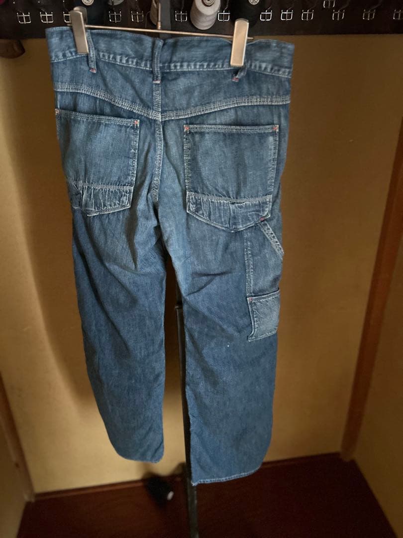 DENIM DUNGAREE デニム＆ダンガリー ペインターパンツ ダメージ加工