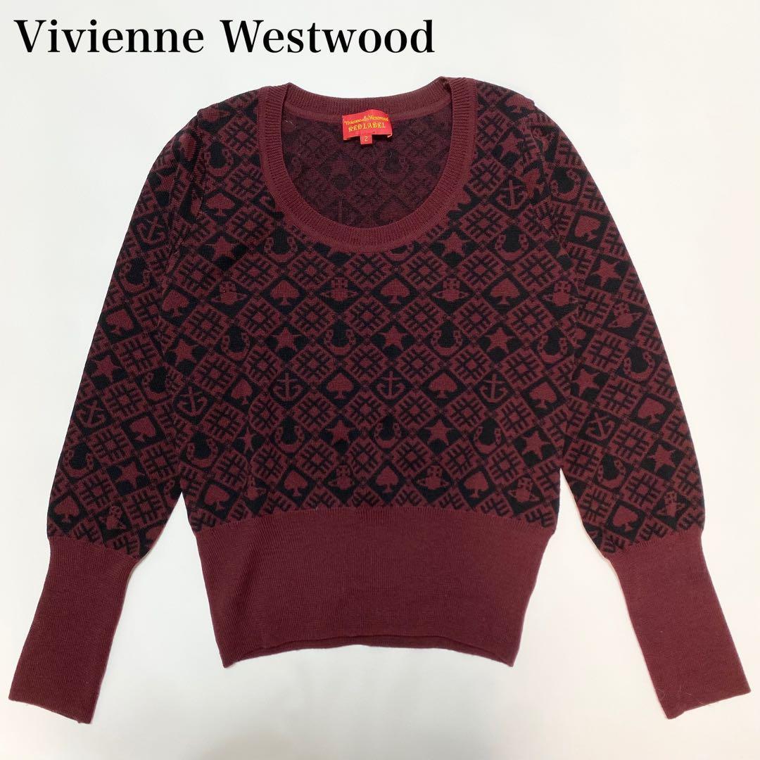 ヴィヴィアンウエストウッド　ニット　オーブ　ダイヤモンド　スペード　星　いかり