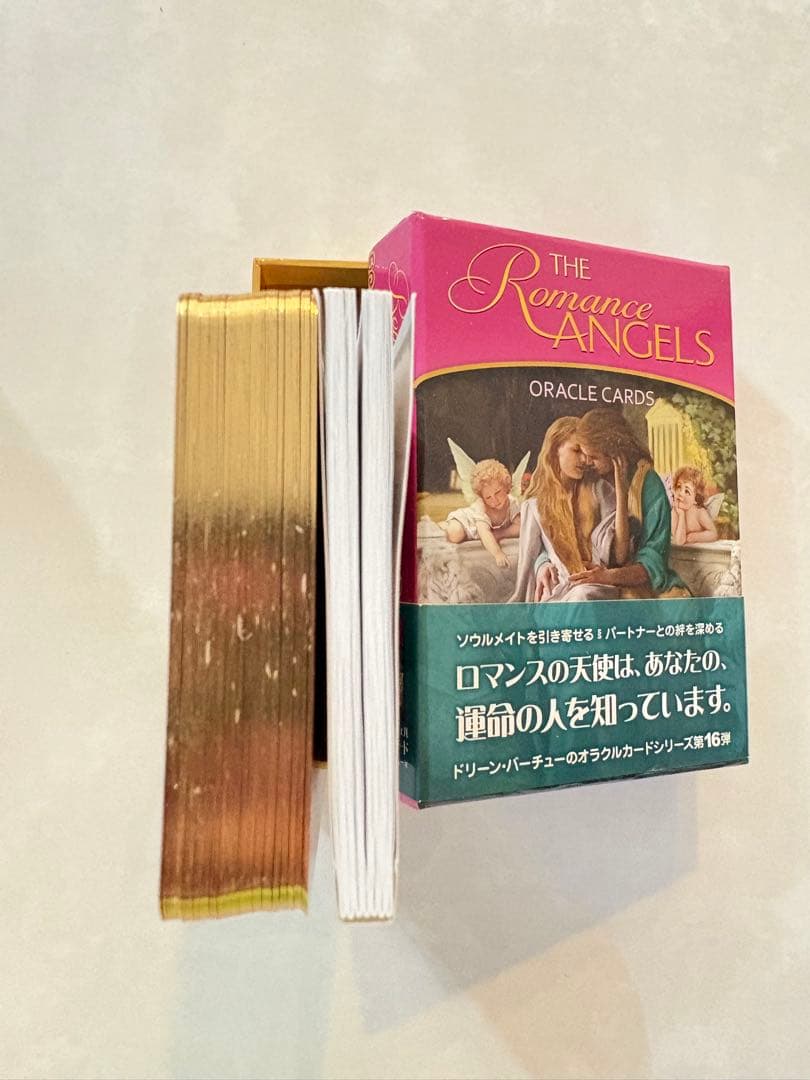 【正規品美品】ロマンスエンジェルオラクルカード金縁 日本語版 解説書付/絶版品