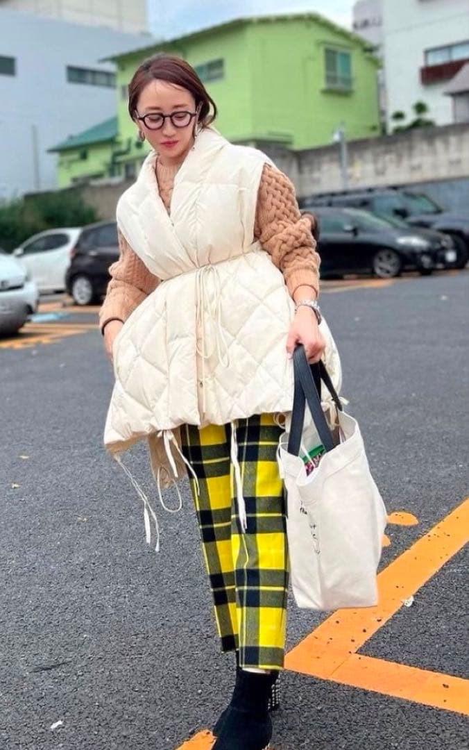 試着のみ　Drawerドゥロワー ダウンベスト