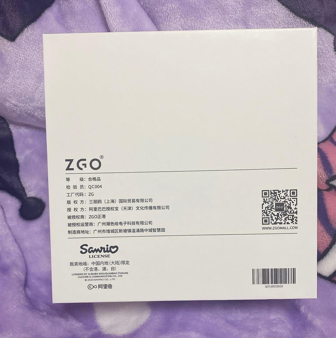 ★シナモロール腕時計⑤【箱／特典3点】ZGOサンリオ海外限定アナログデジタル両式