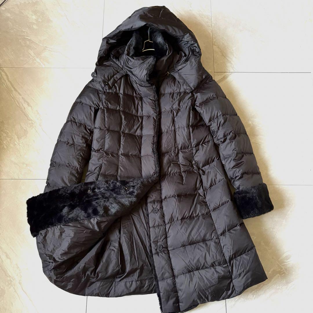 Ballsey ボールジィ　ライトダウンコンビ フーデットコート 36 黒