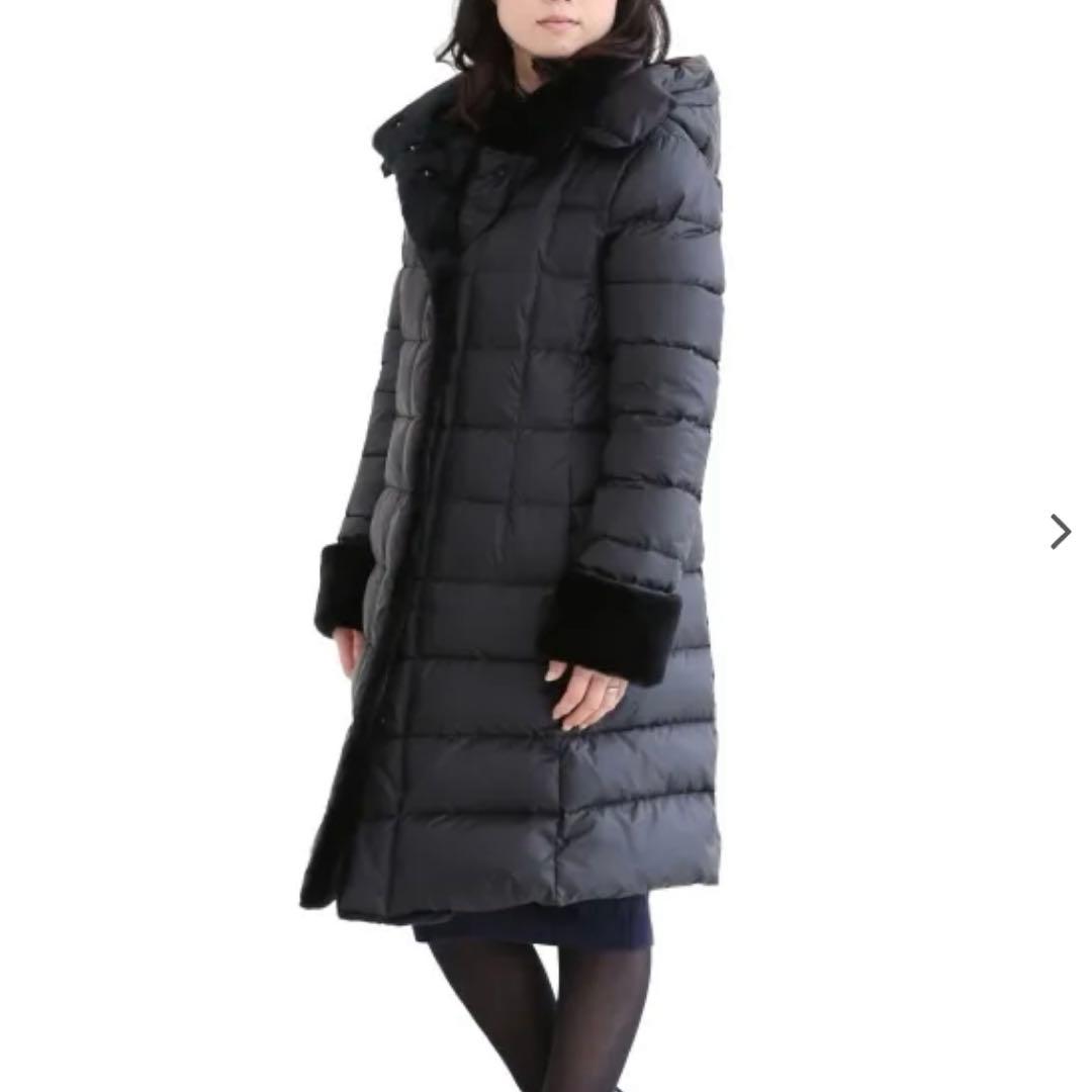 Ballsey ボールジィ　ライトダウンコンビ フーデットコート 36 黒