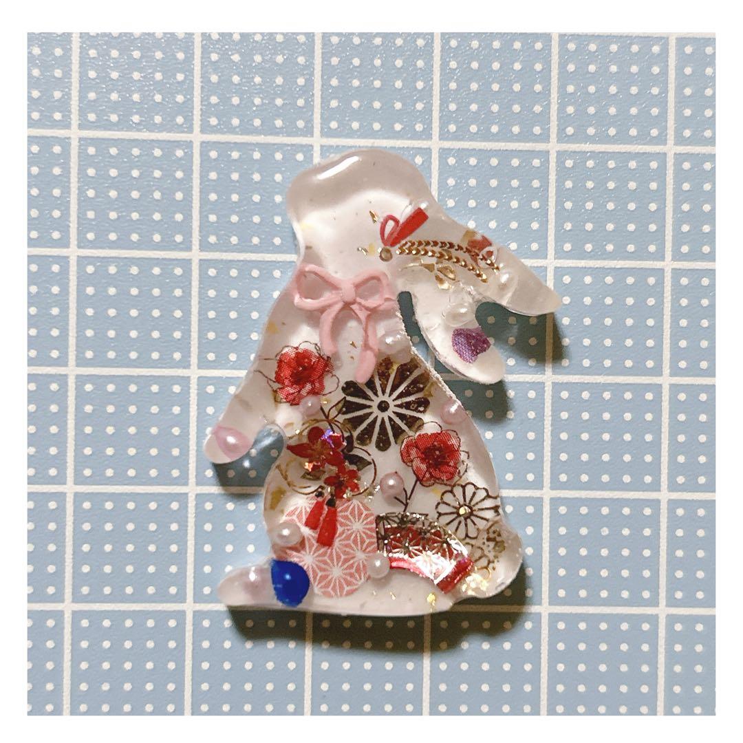 No 960❣️可愛い賑やかお正月レジンヘアゴム❣️٩(๑❛ᴗ❛๑)۶❣️