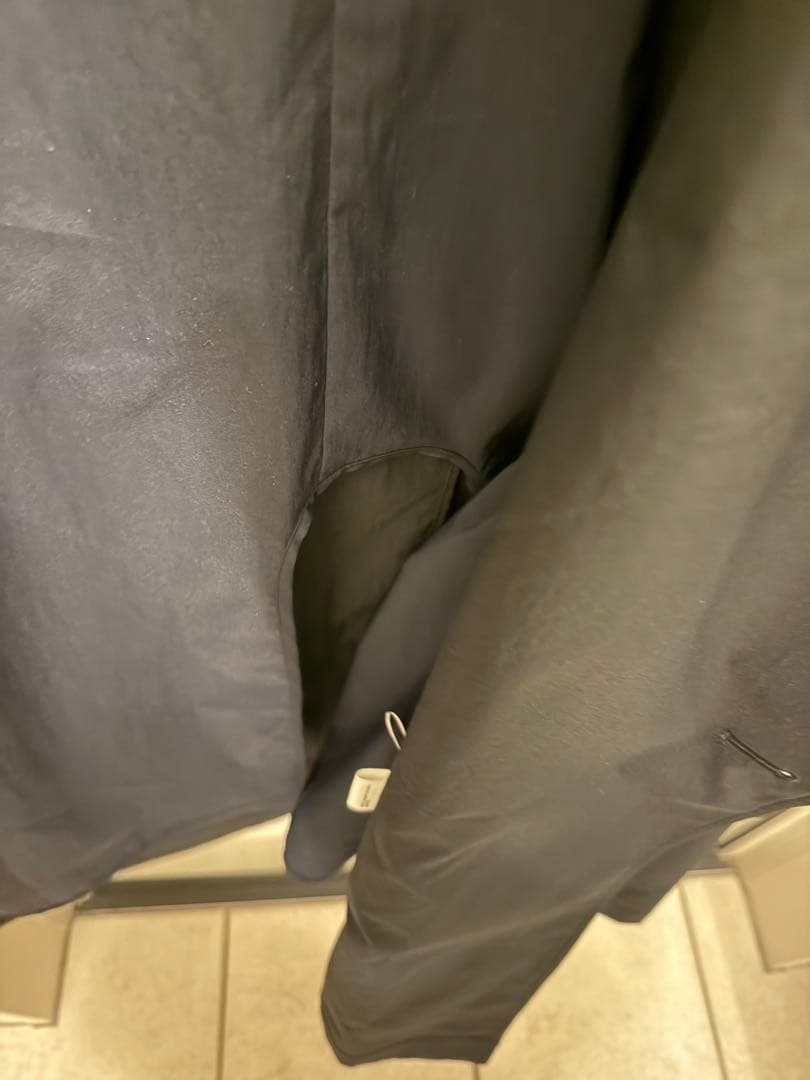 ES:S 撥水トレンチコート 黒　干場　サイズ0 着用数回