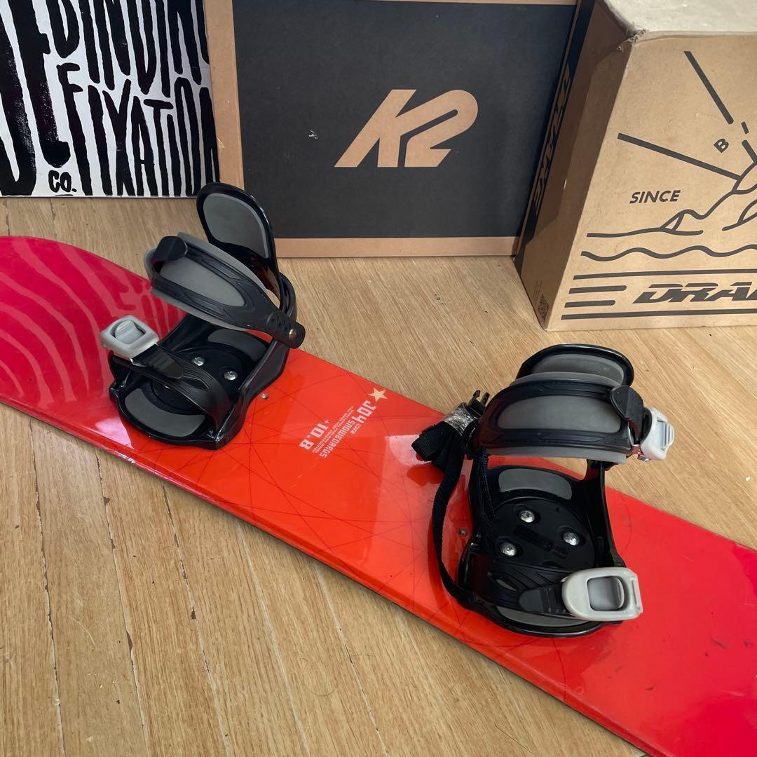 JOYRIDE×IGNIO　キッズスノーボード　108cm　バイン付3点セット