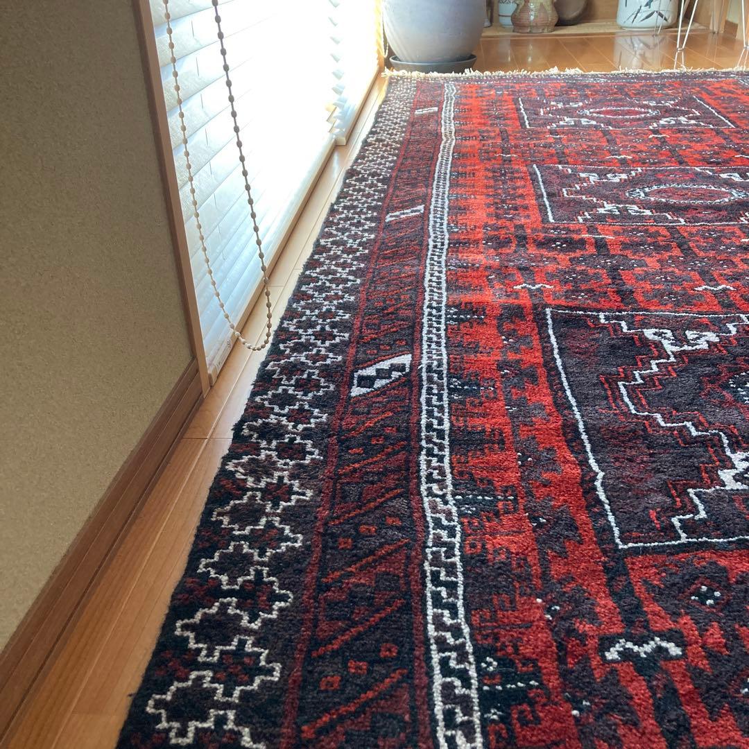 ヴィンテージラグ　トライバルラグ　大判