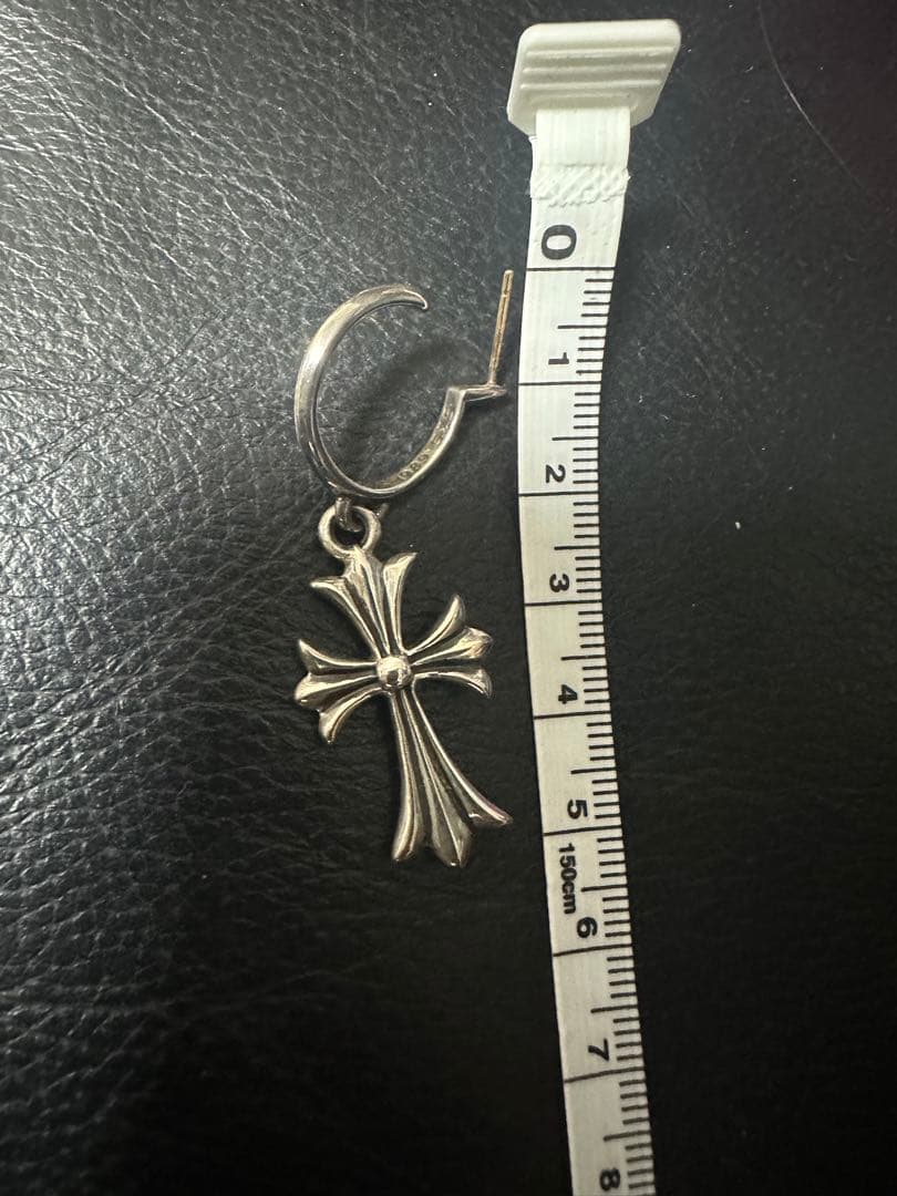 CHROMHEARTS クロムハーツ タイニーCH クロス フープピアス