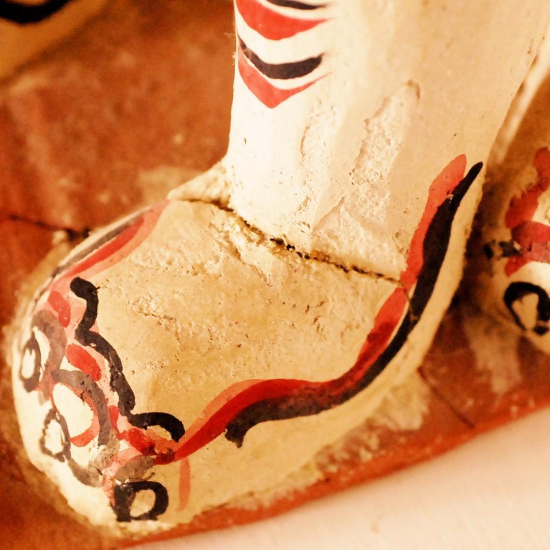 【超超お買い得】【逸品】奥原宗典の漆喰シーサー