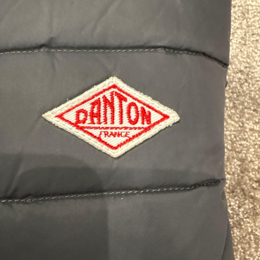 【ちー】DANTON インナーダウン クルーネックジャケット 34