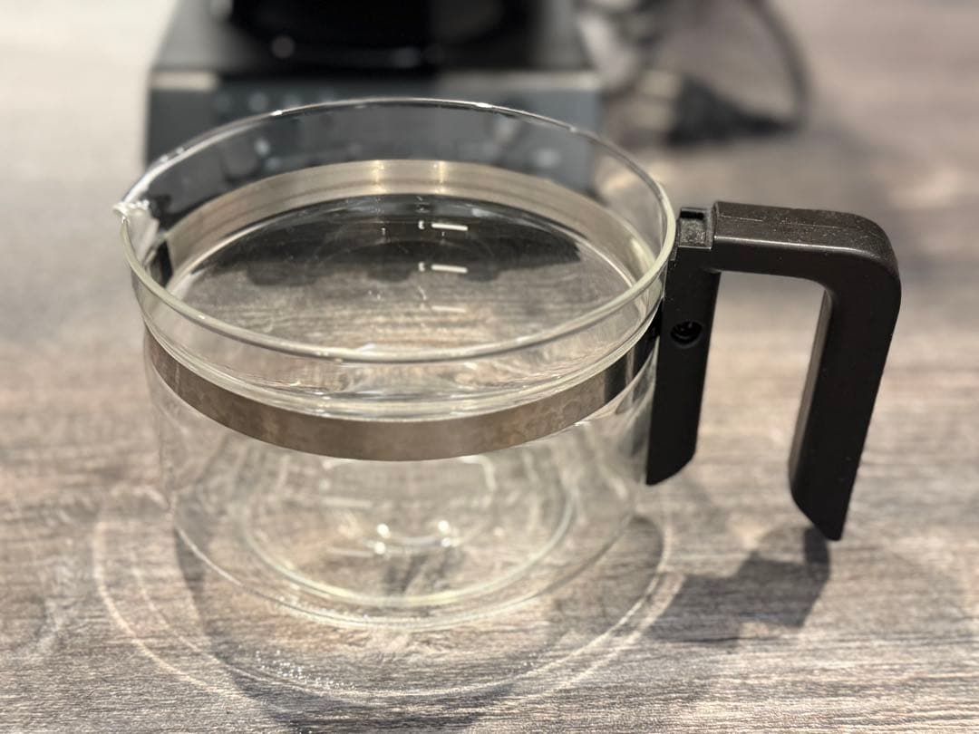 ツインバード コーヒーメーカー 全自動 豆から 3杯用 湯温調節ブラック