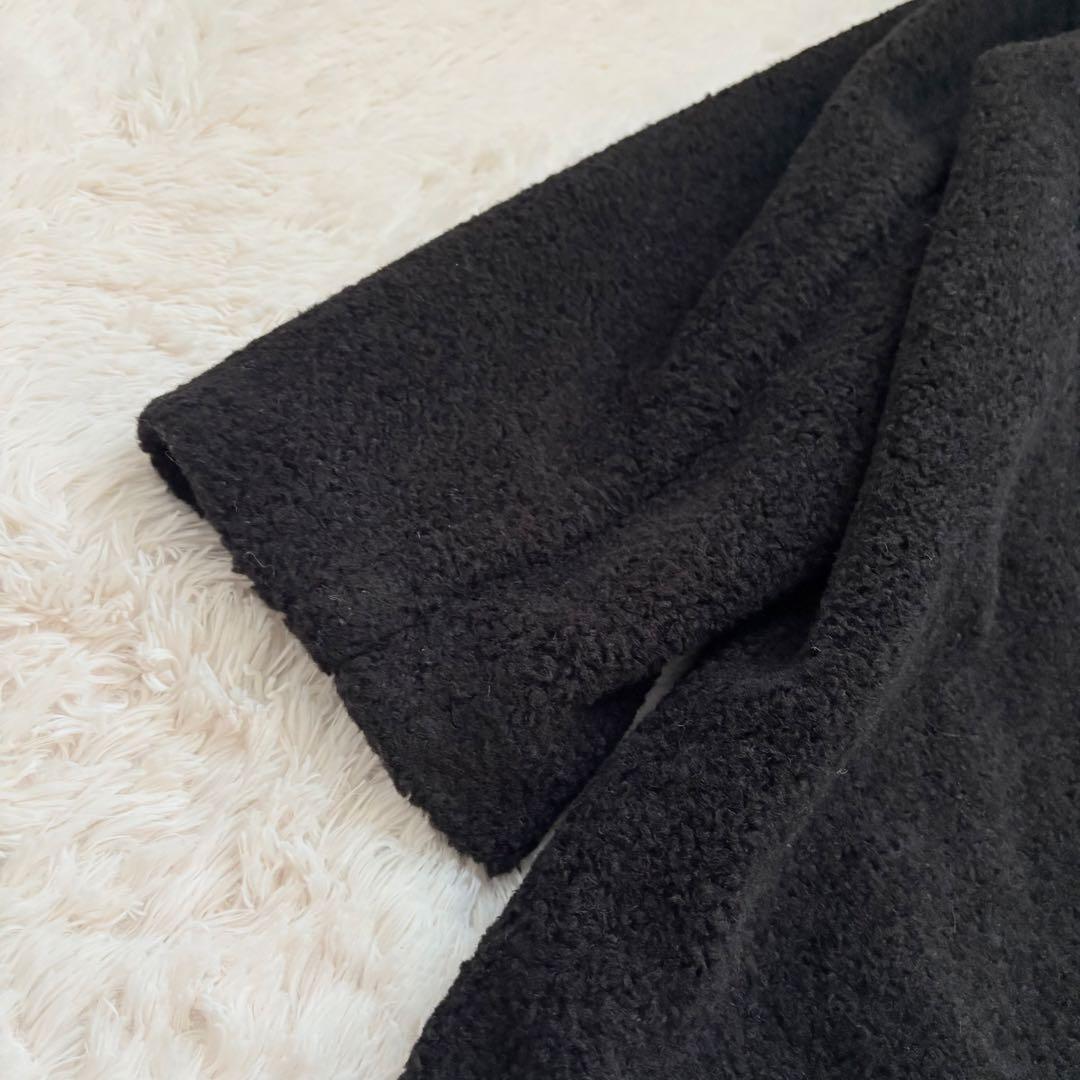 23AW✨定価4.8万✨フレームワーク　WOOLブレンドボアコート　ロングコート